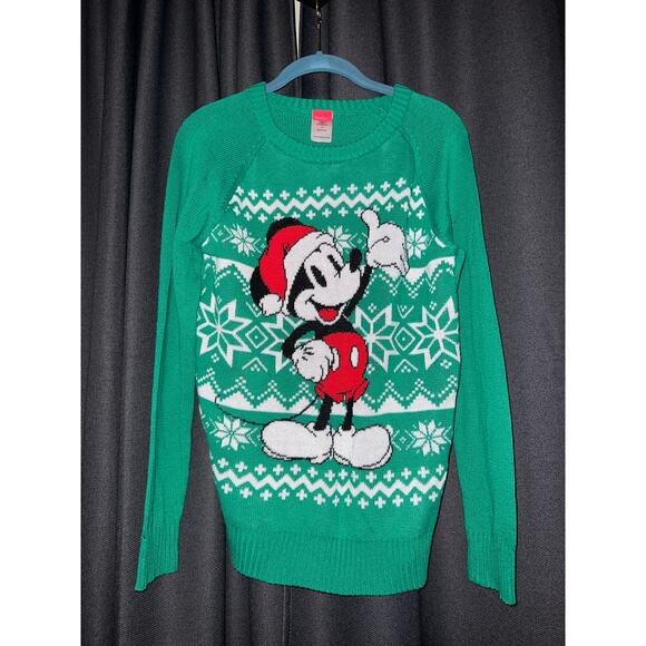 Ugly Christmas Sweater Xmas Size Medium Disney Mickey - Picture 1 of 3